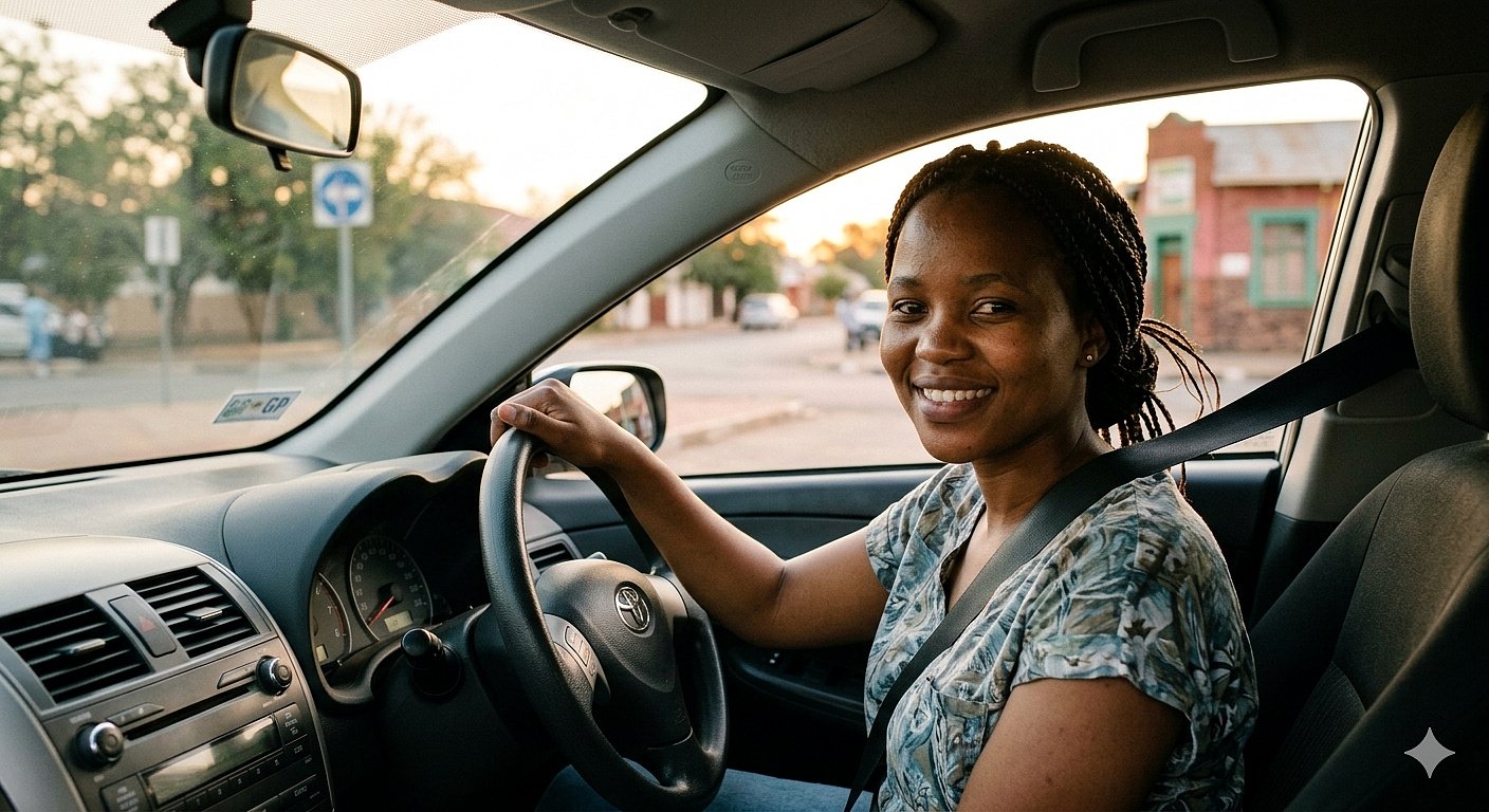 Female driver and passenger